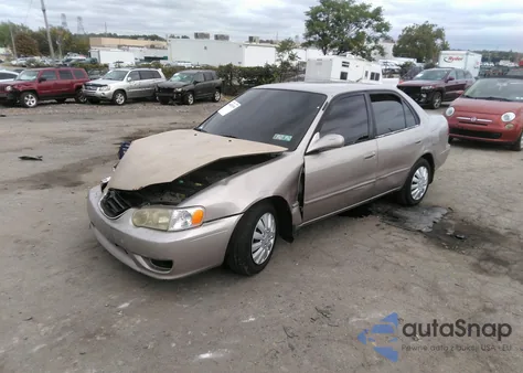 2001 Toyota Corolla Le из США, поврежденный, VIN 2T1BR12EX1C439680